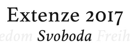 Extenze 2017 - Svoboda